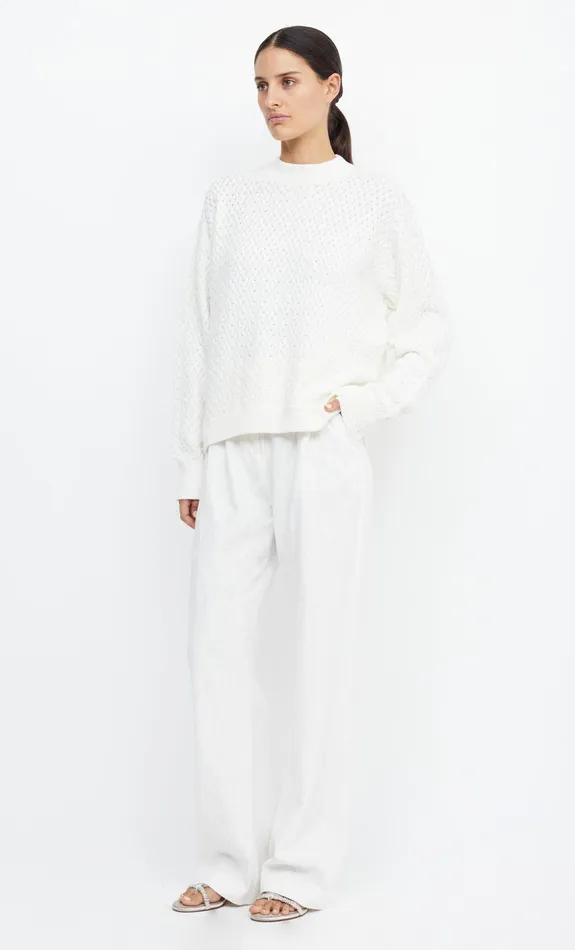 Woman Bec Bridge Long Sleeve EFFIE KNIT JUMPER Ivory Woman Bec Bridge Long Sleeve EFFIE KNIT JUMPER Ivory
