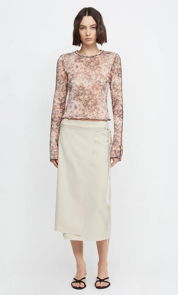 Woman Bec Bridge Long Sleeve FLORENTINE LONG SLEEVE TOP Versailles Floral Woman Bec Bridge Long Sleeve FLORENTINE LONG SLEEVE TOP Versailles Floral