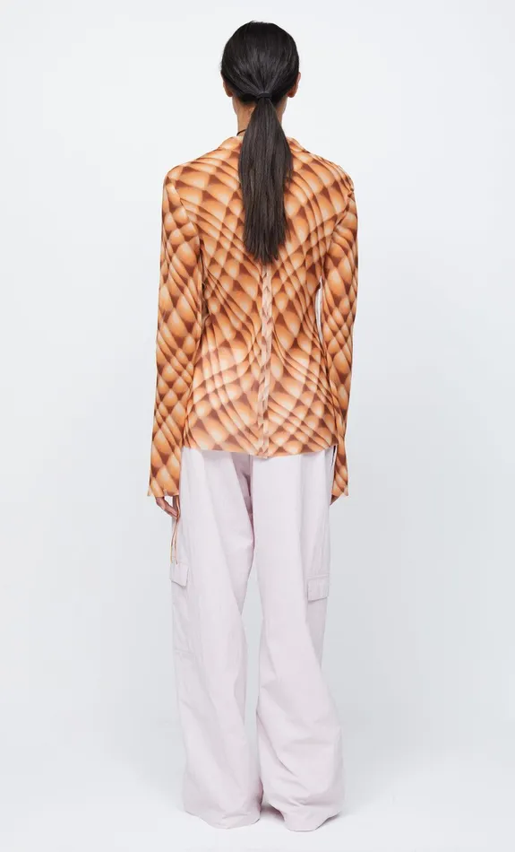 Woman Bec Bridge Long Sleeve FLORIA BLOUSE Golden Hour Check Woman Bec Bridge Long Sleeve FLORIA BLOUSE Golden Hour Check