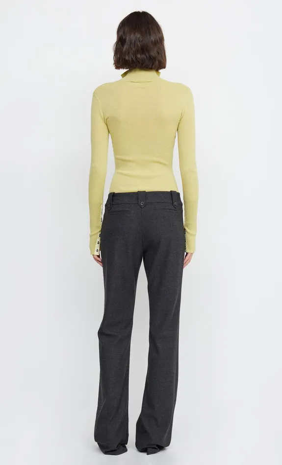 Woman Bec Bridge Long Sleeve MEADOW SNAP LS KNIT TOP Pear Sorbet Woman Bec Bridge Long Sleeve MEADOW SNAP LS KNIT TOP Pear Sorbet
