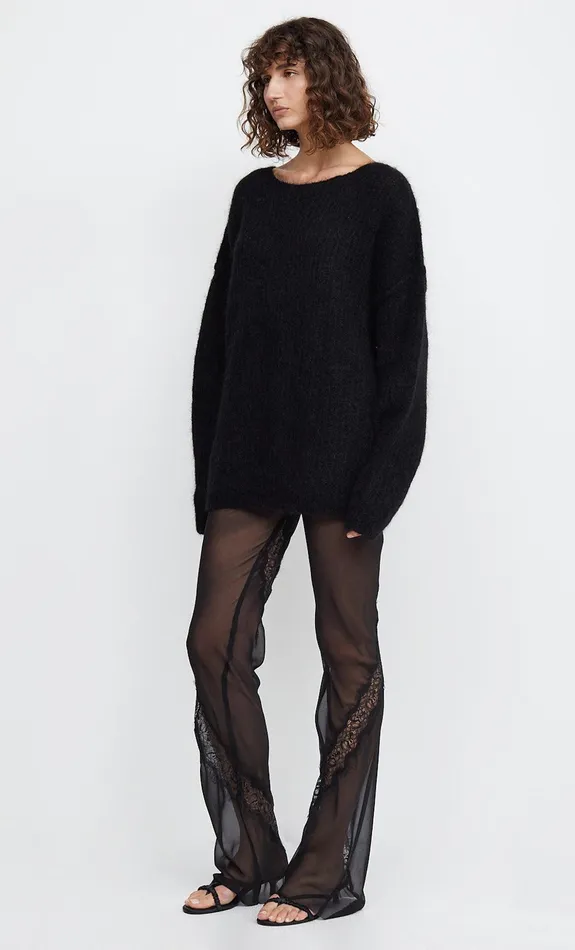 Woman Bec Bridge Long Sleeve SAFFRON KNIT JUMPER Black Woman Bec Bridge Long Sleeve SAFFRON KNIT JUMPER Black