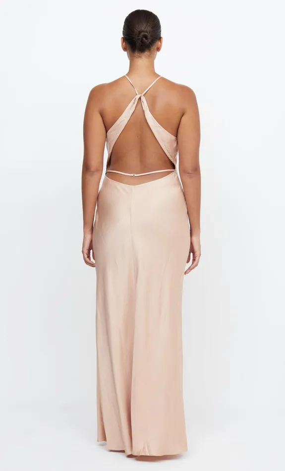 Woman Bec Bridge Maxi Dresses ADORE HALTER MAXI DRESS Rose Gold Woman Bec Bridge Maxi Dresses ADORE HALTER MAXI DRESS Rose Gold