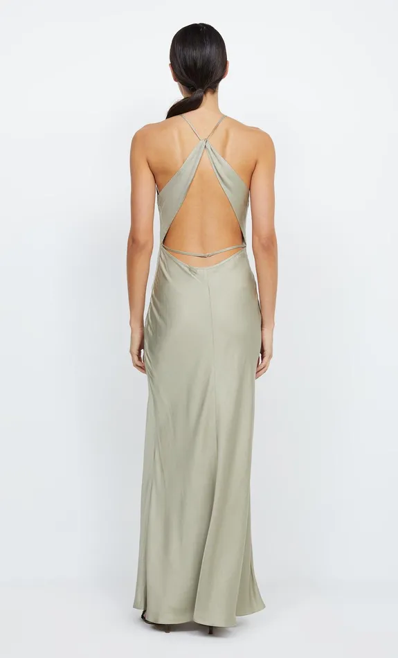 Woman Bec Bridge Maxi Dresses ADORE HALTER MAXI DRESS Sage Woman Bec Bridge Maxi Dresses ADORE HALTER MAXI DRESS Sage