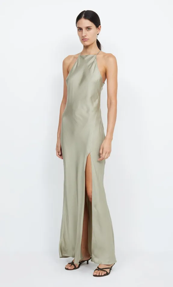Woman Bec Bridge Maxi Dresses ADORE HALTER MAXI DRESS Sage Woman Bec Bridge Maxi Dresses ADORE HALTER MAXI DRESS Sage