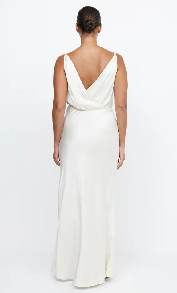 Woman Bec Bridge Maxi Dresses ADORE V MAXI DRESS Cream Woman Bec Bridge Maxi Dresses ADORE V MAXI DRESS Cream