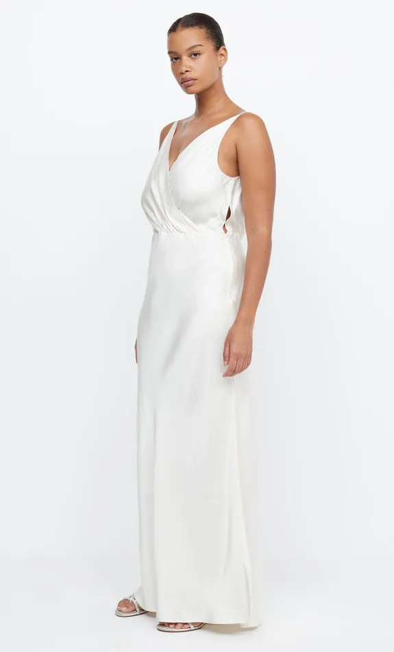 Woman Bec Bridge Maxi Dresses ADORE V MAXI DRESS Cream Woman Bec Bridge Maxi Dresses ADORE V MAXI DRESS Cream