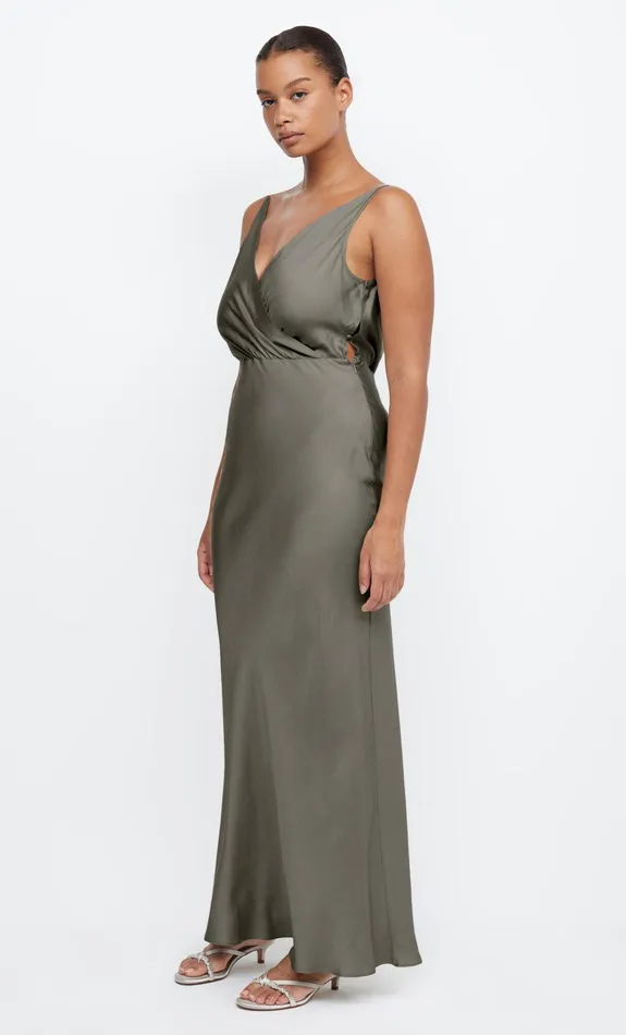 Woman Bec Bridge Maxi Dresses ADORE V MAXI DRESS Dark Willow Woman Bec Bridge Maxi Dresses ADORE V MAXI DRESS Dark Willow