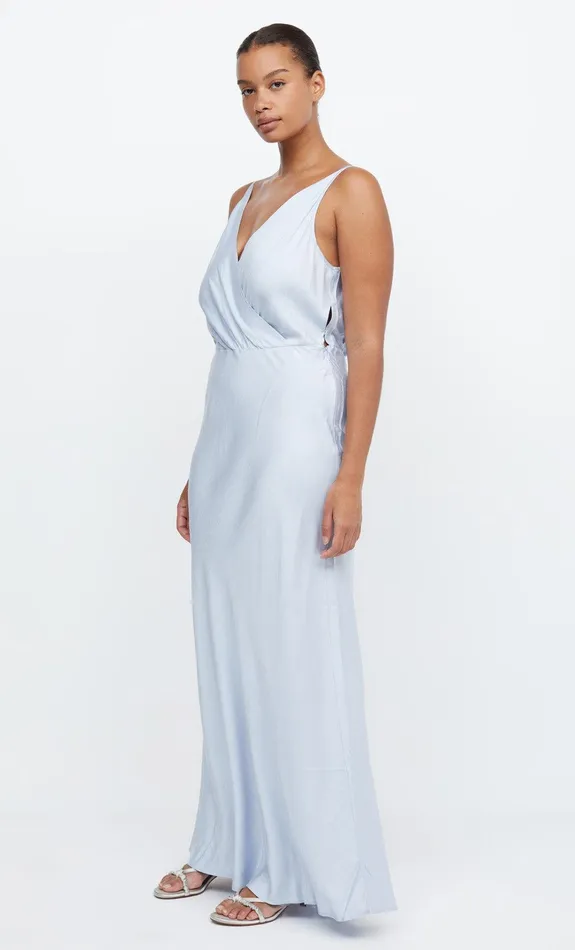 Woman Bec Bridge Maxi Dresses ADORE V MAXI DRESS Dusty Blue Woman Bec Bridge Maxi Dresses ADORE V MAXI DRESS Dusty Blue