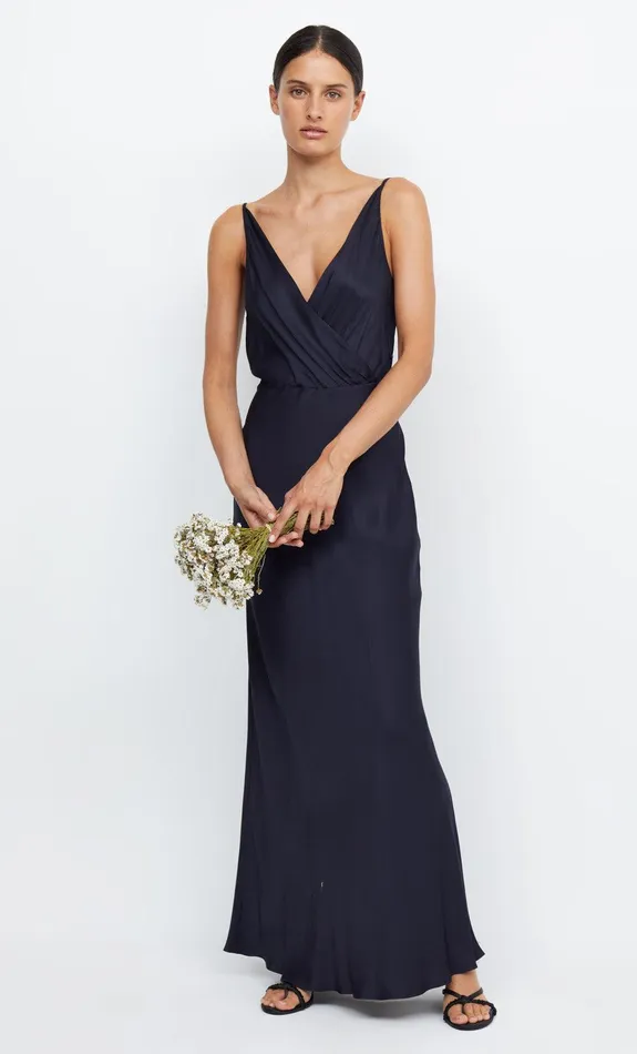 Woman Bec Bridge Maxi Dresses ADORE V MAXI DRESS Ink Woman Bec Bridge Maxi Dresses ADORE V MAXI DRESS Ink