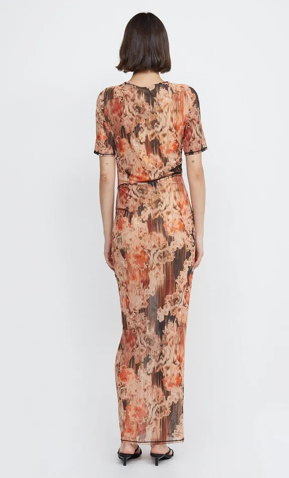 Woman Bec Bridge Maxi Dresses AVERIL TEE MAXI DRESS Glitch Floral Woman Bec Bridge Maxi Dresses AVERIL TEE MAXI DRESS Glitch Floral