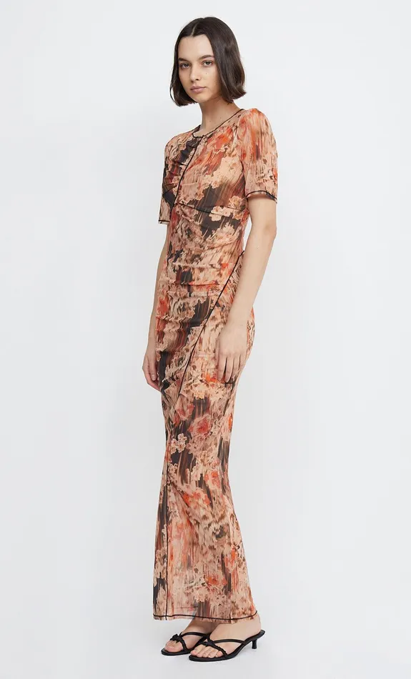 Woman Bec Bridge Maxi Dresses AVERIL TEE MAXI DRESS Glitch Floral Woman Bec Bridge Maxi Dresses AVERIL TEE MAXI DRESS Glitch Floral