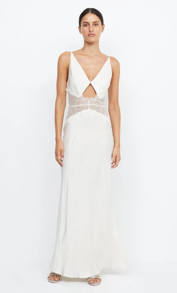 Woman Bec Bridge Maxi Dresses CELINE MAXI DRESS CreamCream Woman Bec Bridge Maxi Dresses CELINE MAXI DRESS CreamCream