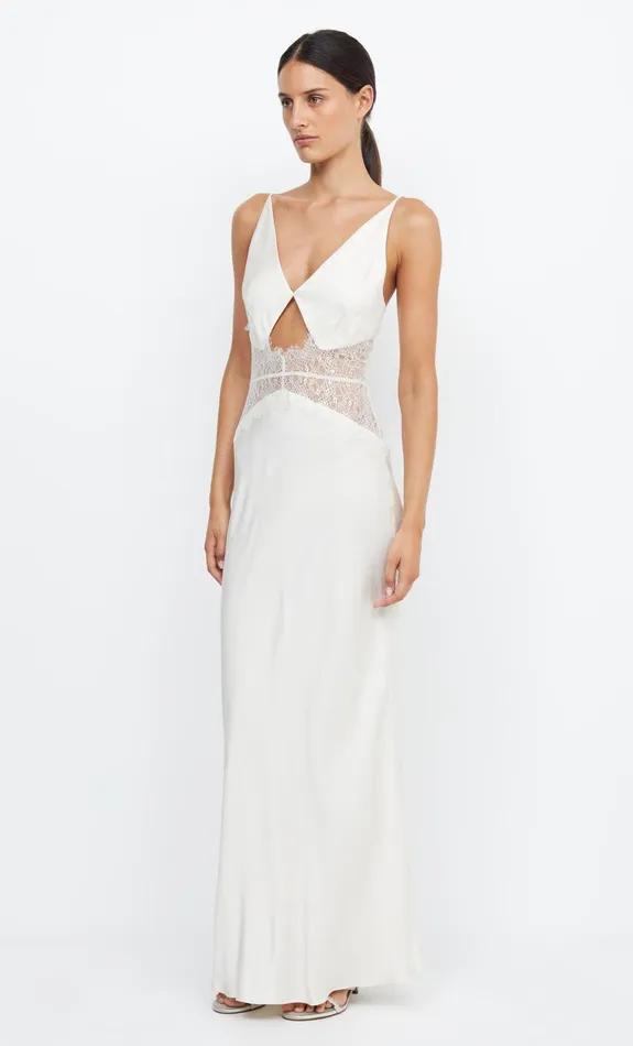 Woman Bec Bridge Maxi Dresses CELINE MAXI DRESS CreamCream Woman Bec Bridge Maxi Dresses CELINE MAXI DRESS CreamCream