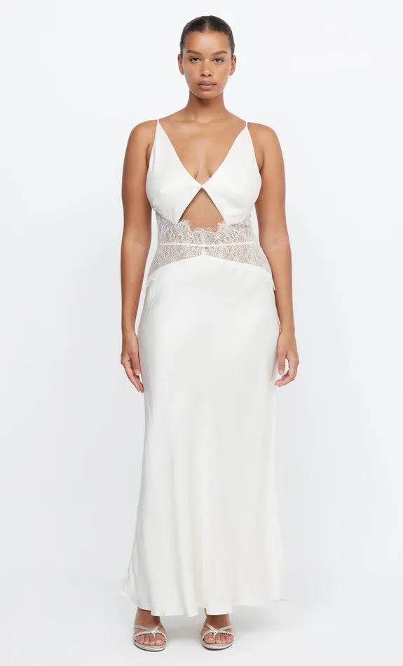 Woman Bec Bridge Maxi Dresses CELINE MAXI DRESS CreamCream Woman Bec Bridge Maxi Dresses CELINE MAXI DRESS CreamCream