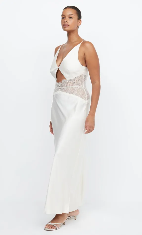 Woman Bec Bridge Maxi Dresses CELINE MAXI DRESS CreamCream Woman Bec Bridge Maxi Dresses CELINE MAXI DRESS CreamCream