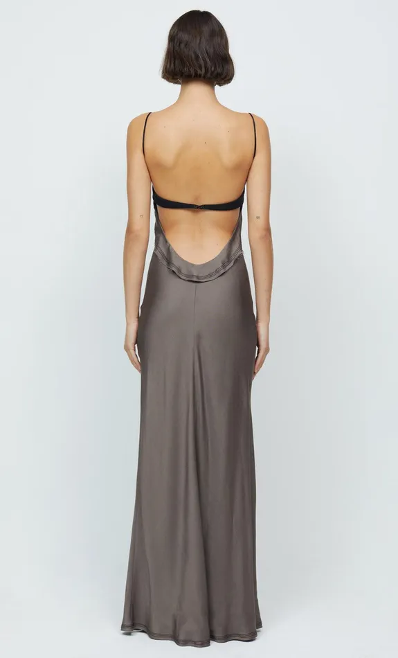 Woman Bec Bridge Maxi Dresses EVANGELINE STRAPPY MAXI DRESS PewterBlack Woman Bec Bridge Maxi Dresses EVANGELINE STRAPPY MAXI DRESS PewterBlack