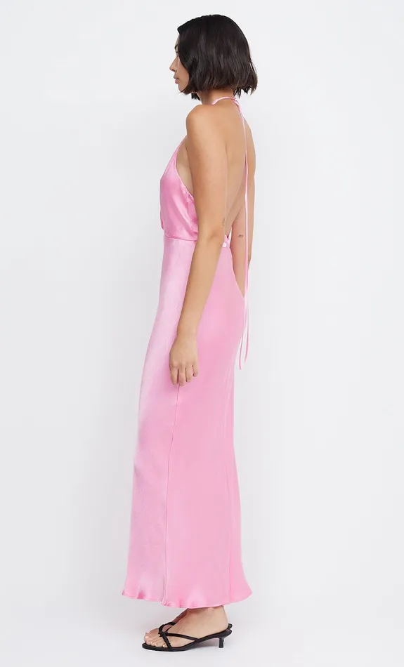 Woman Bec Bridge Maxi Dresses INDI HALTER MAXI DRESS Candy Pink Woman Bec Bridge Maxi Dresses INDI HALTER MAXI DRESS Candy Pink