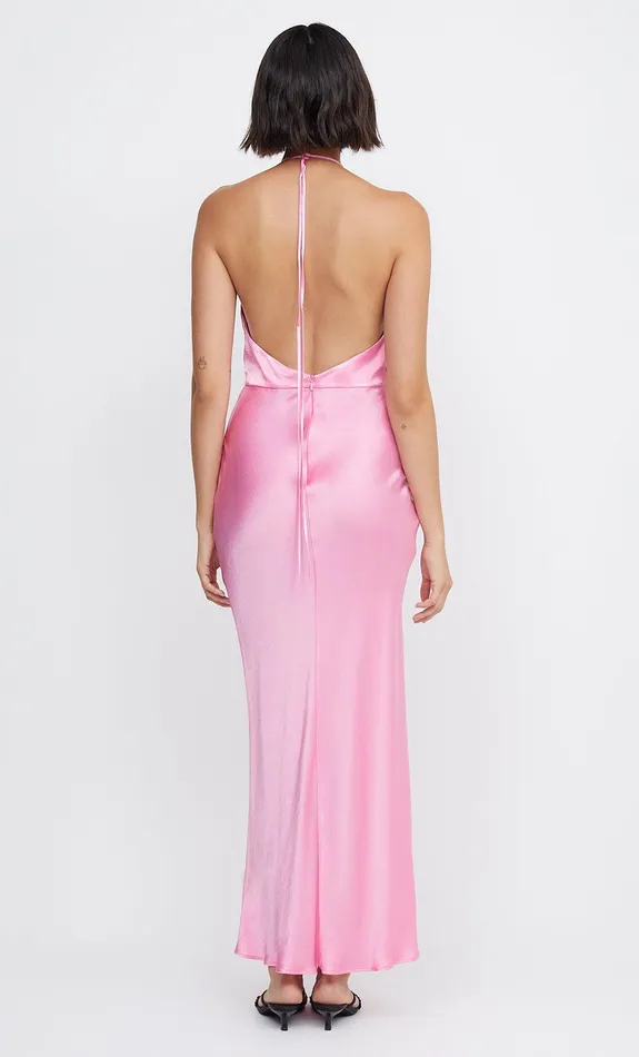 Woman Bec Bridge Maxi Dresses INDI HALTER MAXI DRESS Candy Pink Woman Bec Bridge Maxi Dresses INDI HALTER MAXI DRESS Candy Pink