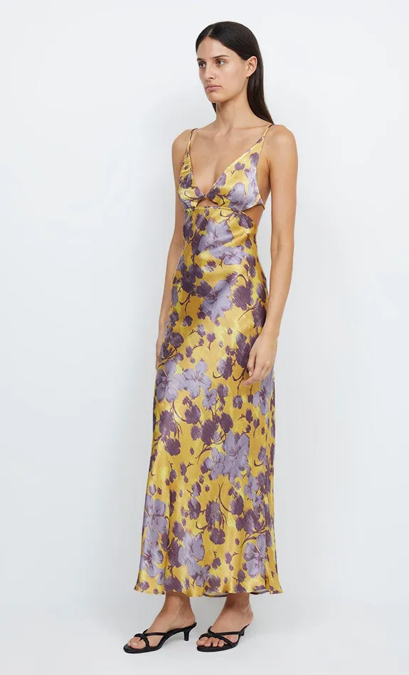 Woman Bec Bridge Maxi Dresses INDI STRAPPY MAXI DRESS Golden Violet Woman Bec Bridge Maxi Dresses INDI STRAPPY MAXI DRESS Golden Violet