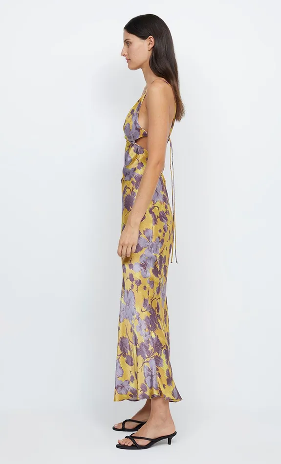 Woman Bec Bridge Maxi Dresses INDI STRAPPY MAXI DRESS Golden Violet Woman Bec Bridge Maxi Dresses INDI STRAPPY MAXI DRESS Golden Violet