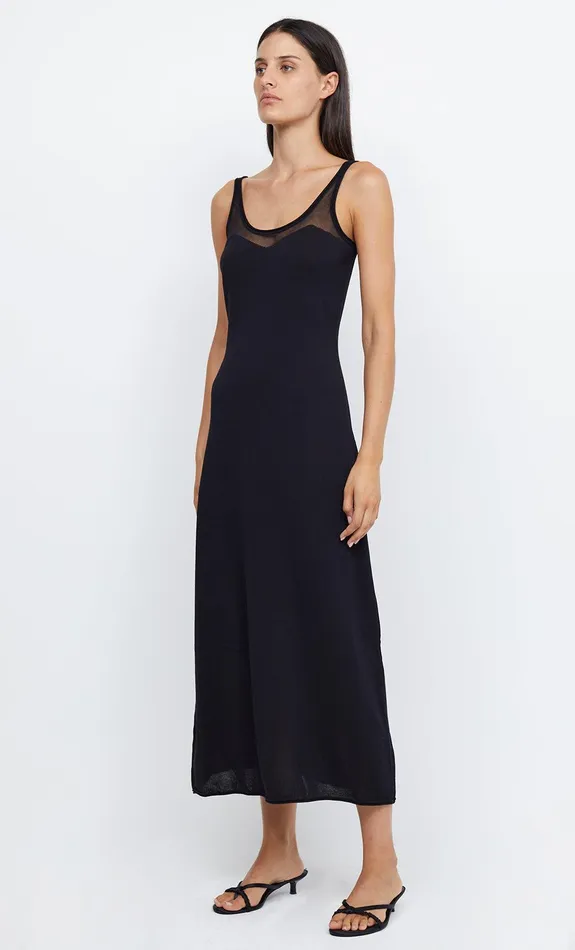 Woman Bec Bridge Maxi Dresses JESSA KNIT MAXI DRESSFINAL SALE 8211 NO RETURNS Black Woman Bec Bridge Maxi Dresses JESSA KNIT MAXI DRESSFINAL SALE 8211 NO RETURNS Black