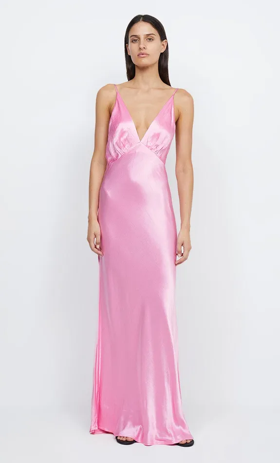 Woman Bec Bridge Maxi Dresses LORELAI V MAXI DRESS Candy Pink