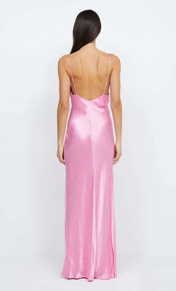 Woman Bec Bridge Maxi Dresses LORELAI V MAXI DRESS Candy Pink Woman Bec Bridge Maxi Dresses LORELAI V MAXI DRESS Candy Pink