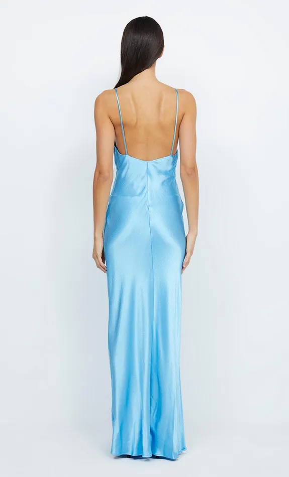 Woman Bec Bridge Maxi Dresses LORELAI V MAXI DRESS Topaz Blue Woman Bec Bridge Maxi Dresses LORELAI V MAXI DRESS Topaz Blue