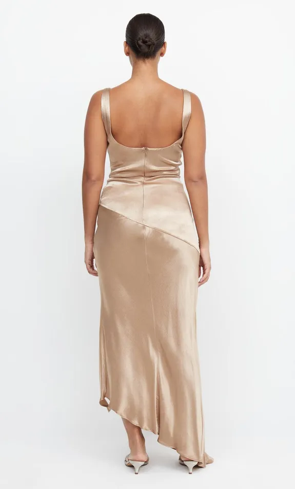 Woman Bec Bridge Maxi Dresses MOON DANCE COWL DRESS Golden Woman Bec Bridge Maxi Dresses MOON DANCE COWL DRESS Golden