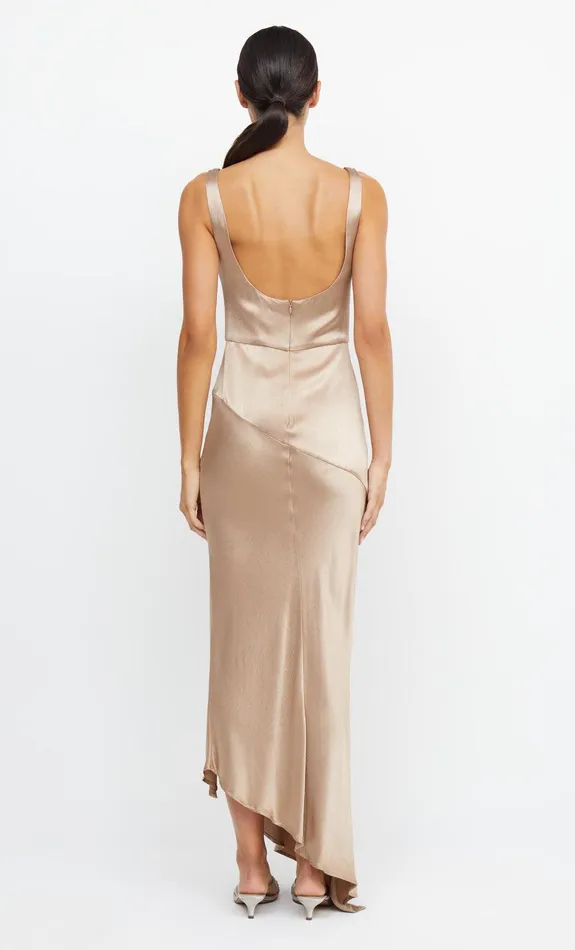 Woman Bec Bridge Maxi Dresses MOON DANCE COWL DRESS Golden Woman Bec Bridge Maxi Dresses MOON DANCE COWL DRESS Golden