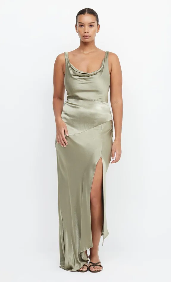 Woman Bec Bridge Maxi Dresses MOON DANCE COWL DRESS Sage Woman Bec Bridge Maxi Dresses MOON DANCE COWL DRESS Sage