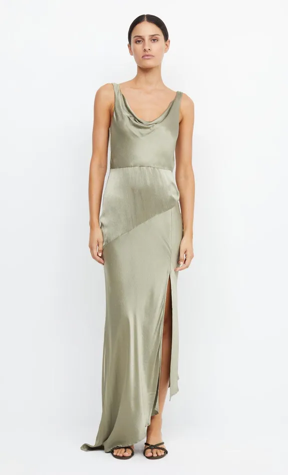 Woman Bec Bridge Maxi Dresses MOON DANCE COWL DRESS Sage Woman Bec Bridge Maxi Dresses MOON DANCE COWL DRESS Sage