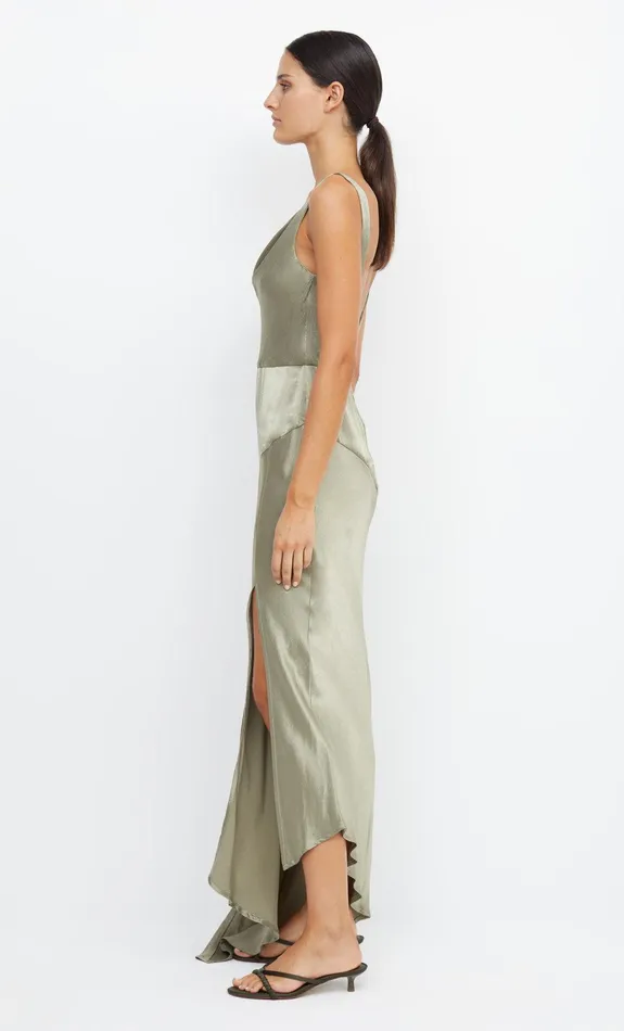 Woman Bec Bridge Maxi Dresses MOON DANCE COWL DRESS Sage Woman Bec Bridge Maxi Dresses MOON DANCE COWL DRESS Sage