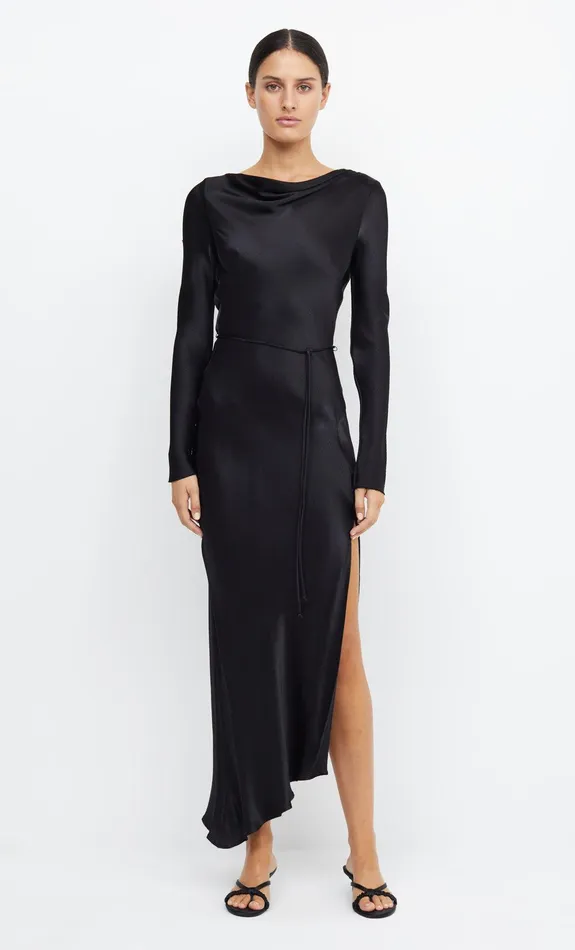 Woman Bec Bridge Maxi Dresses MOON DANCE LONG SLEEVE MAXI DRESS Black