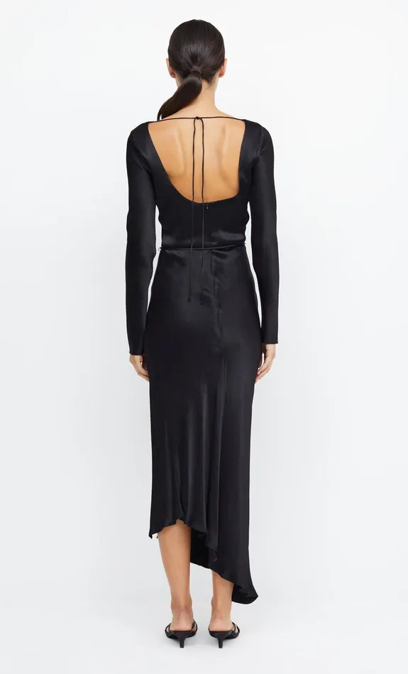 Woman Bec Bridge Maxi Dresses MOON DANCE LONG SLEEVE MAXI DRESS Black Woman Bec Bridge Maxi Dresses MOON DANCE LONG SLEEVE MAXI DRESS Black