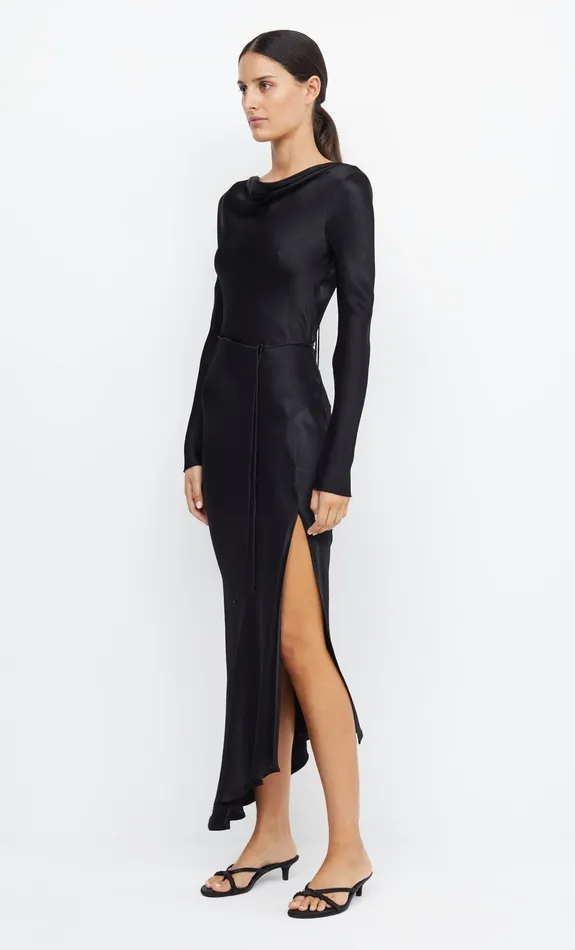 Woman Bec Bridge Maxi Dresses MOON DANCE LONG SLEEVE MAXI DRESS Black Woman Bec Bridge Maxi Dresses MOON DANCE LONG SLEEVE MAXI DRESS Black