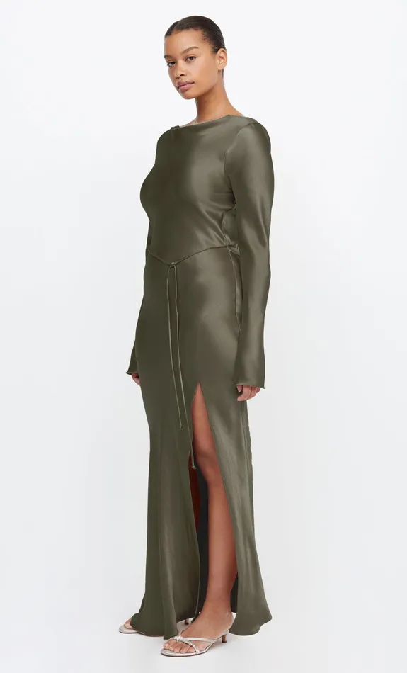 Woman Bec Bridge Maxi Dresses MOON DANCE LONG SLEEVE MAXI DRESS Dark Willow Woman Bec Bridge Maxi Dresses MOON DANCE LONG SLEEVE MAXI DRESS Dark Willow