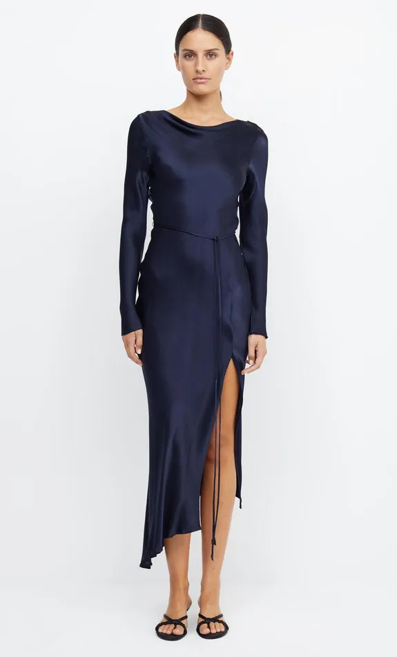 Woman Bec Bridge Maxi Dresses MOON DANCE LONG SLEEVE MAXI DRESS Ink Woman Bec Bridge Maxi Dresses MOON DANCE LONG SLEEVE MAXI DRESS Ink