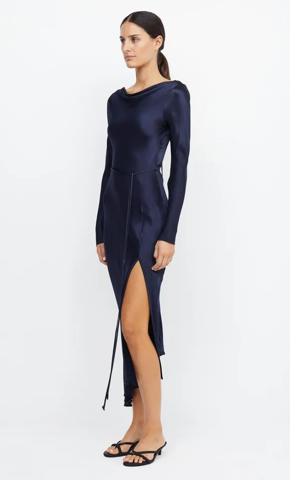 Woman Bec Bridge Maxi Dresses MOON DANCE LONG SLEEVE MAXI DRESS Ink Woman Bec Bridge Maxi Dresses MOON DANCE LONG SLEEVE MAXI DRESS Ink