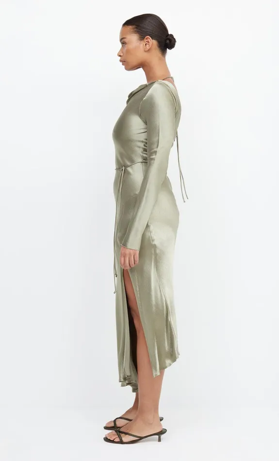 Woman Bec Bridge Maxi Dresses MOON DANCE LONG SLEEVE MAXI DRESS Sage Woman Bec Bridge Maxi Dresses MOON DANCE LONG SLEEVE MAXI DRESS Sage