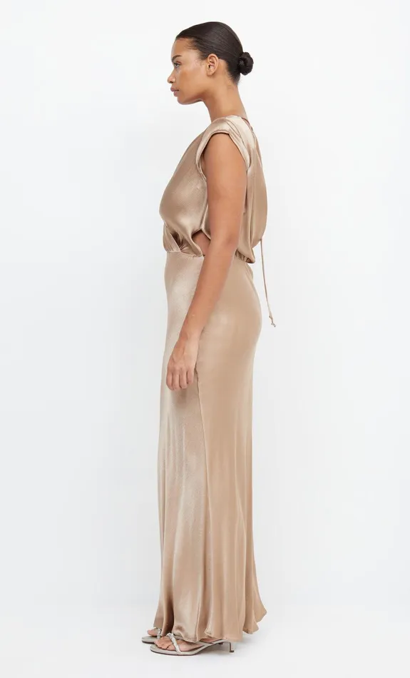 Woman Bec Bridge Maxi Dresses MOON DANCE MAXI DRESS Golden Woman Bec Bridge Maxi Dresses MOON DANCE MAXI DRESS Golden