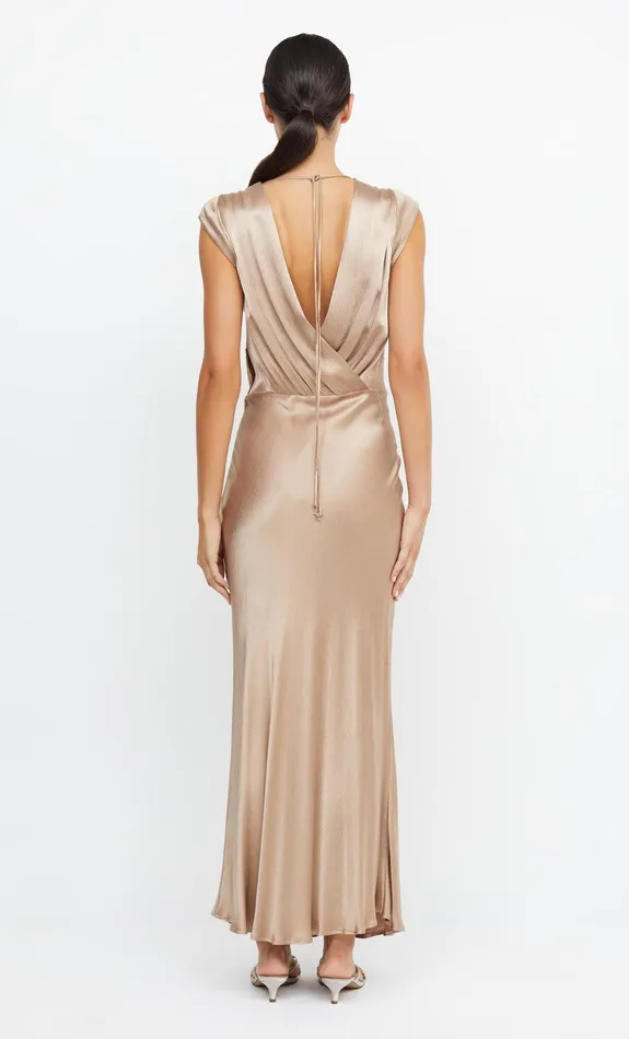 Woman Bec Bridge Maxi Dresses MOON DANCE MAXI DRESS Golden Woman Bec Bridge Maxi Dresses MOON DANCE MAXI DRESS Golden