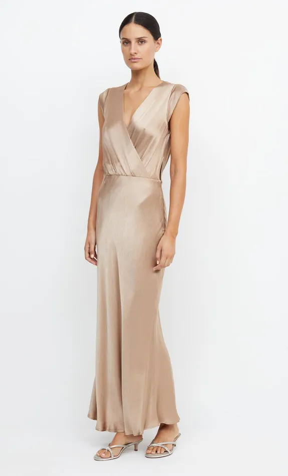 Woman Bec Bridge Maxi Dresses MOON DANCE MAXI DRESS Golden Woman Bec Bridge Maxi Dresses MOON DANCE MAXI DRESS Golden