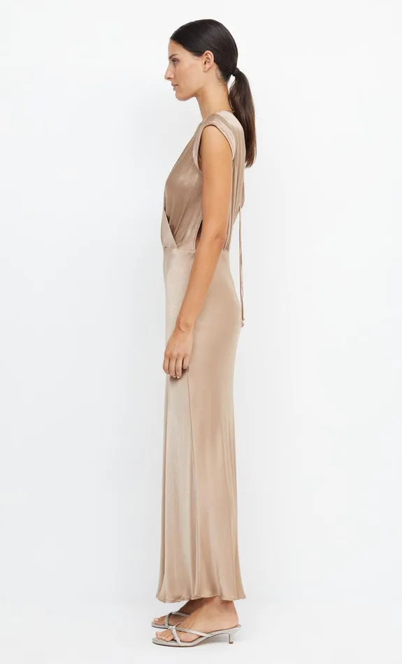 Woman Bec Bridge Maxi Dresses MOON DANCE MAXI DRESS Golden Woman Bec Bridge Maxi Dresses MOON DANCE MAXI DRESS Golden