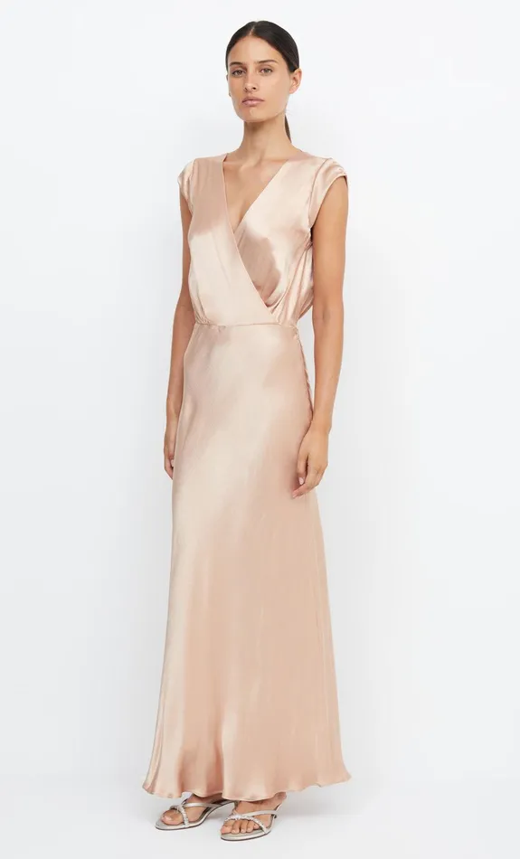 Woman Bec Bridge Maxi Dresses MOON DANCE MAXI DRESS Rose Gold Woman Bec Bridge Maxi Dresses MOON DANCE MAXI DRESS Rose Gold