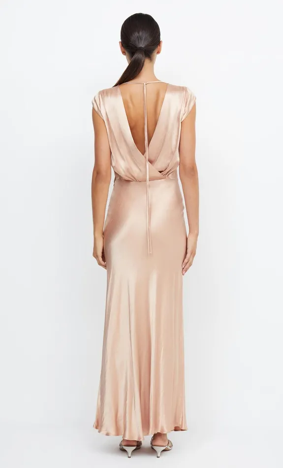 Woman Bec Bridge Maxi Dresses MOON DANCE MAXI DRESS Rose Gold Woman Bec Bridge Maxi Dresses MOON DANCE MAXI DRESS Rose Gold