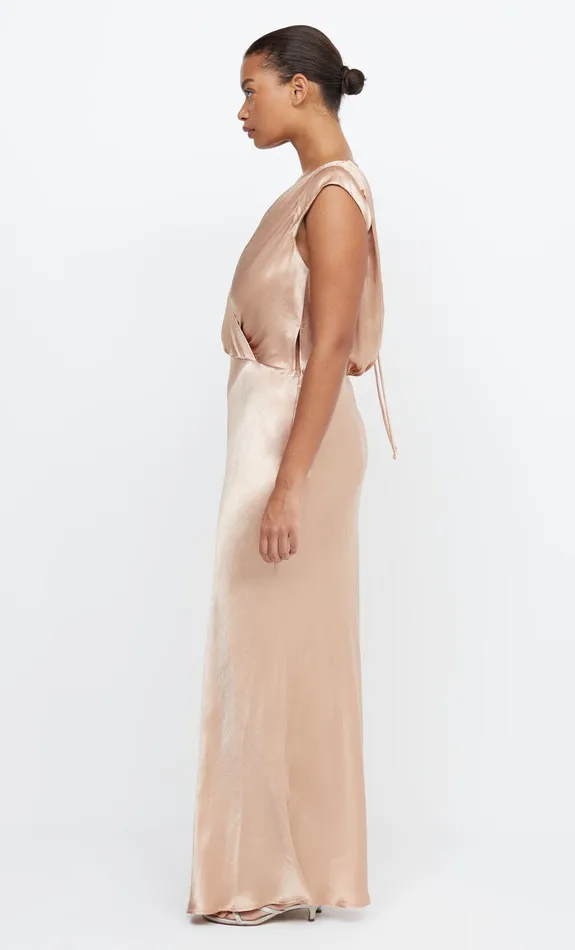 Woman Bec Bridge Maxi Dresses MOON DANCE MAXI DRESS Rose Gold Woman Bec Bridge Maxi Dresses MOON DANCE MAXI DRESS Rose Gold