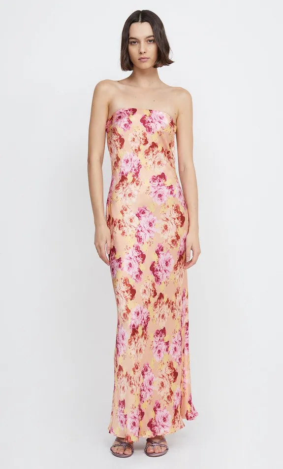 Woman Bec Bridge Maxi Dresses MOON DANCE STRAPLESS DRESS Belle Floral