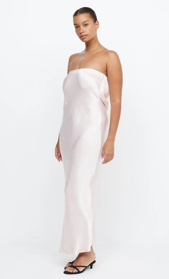 Woman Bec Bridge Maxi Dresses MOON DANCE STRAPLESS DRESS Blush Woman Bec Bridge Maxi Dresses MOON DANCE STRAPLESS DRESS Blush