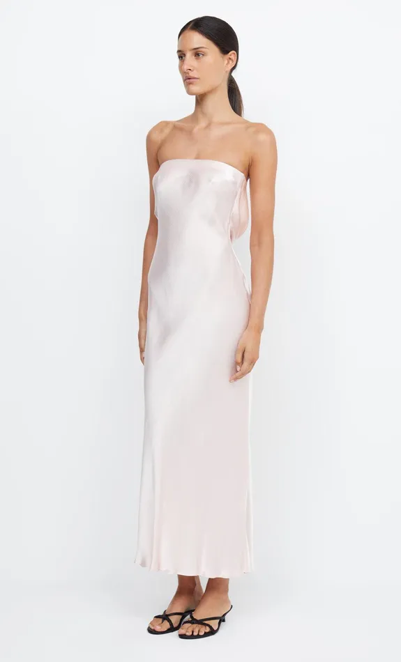 Woman Bec Bridge Maxi Dresses MOON DANCE STRAPLESS DRESS Blush Woman Bec Bridge Maxi Dresses MOON DANCE STRAPLESS DRESS Blush